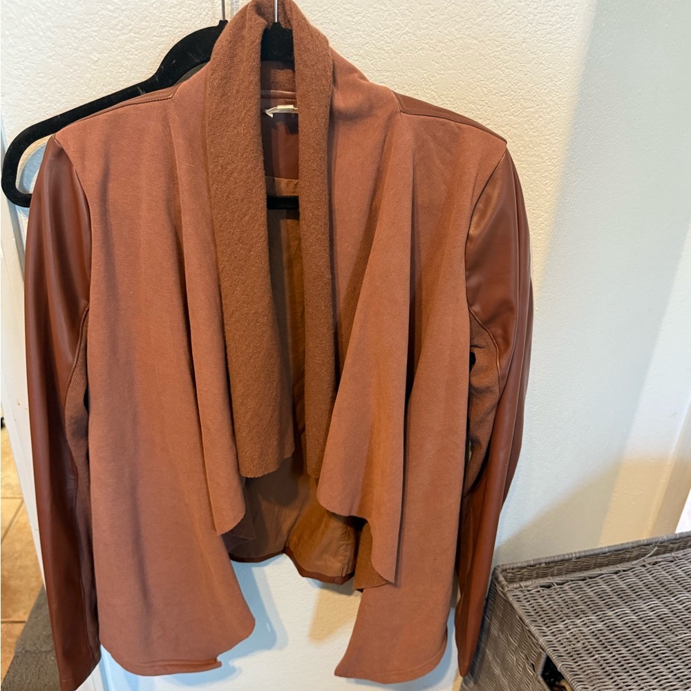 Hem & Thread Chocolate Open Front Cardigan